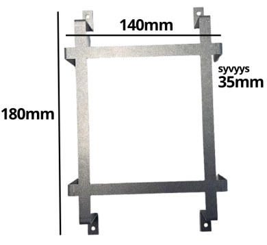 Sarne tuuletusluukkusuodattimen kehikko 