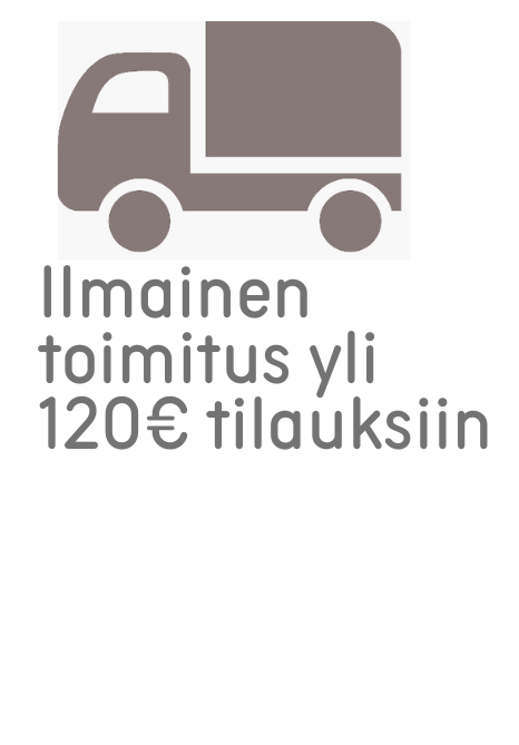 Ilmainen toimitus yli 120€