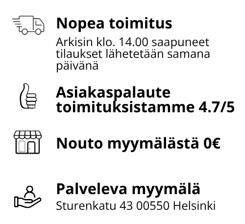 Nopeat toimitukset